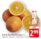 EDEKA Bad Säckingen - Orangen Angebot im Prospekt Orangen bei EDEKA im Bad Säckingen Prospekt für 2,99 €