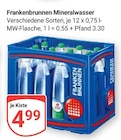 Aktuelle Wasser Angebote bei GLOBUS in Erlangen Aktuelles Mineralwasser Angebot bei GLOBUS in Erlangen ab 4,99 €