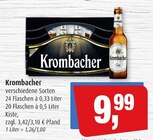 Krombacher 24 Flaschen à 0,33 Liter Angebot in Höhndorf Krombacher 24 Flaschen à 0,33 Liter im aktuellen Prospekt bei Markant in Höhndorf