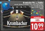 Pils oder Radler Angebote von Krombacher bei EDEKA Kamen für 10,99 €