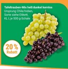 Aktuelles Tafeltrauben-Mix hell/dunkel kernlos Angebot bei GLOBUS in Bochum