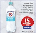 Mineralwasser von Gerolsteiner für 0,89 € bei EDEKA im Angebot Mineralwasser von Gerolsteiner im aktuellen EDEKA Prospekt