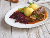 Rinderroulade mit Rotkohl und Kartoffelklößen Angebote bei porta Möbel Aachen für 9,90 €