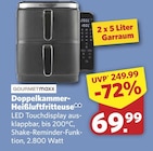 Doppelkammmer-Heißluftfritteuse bei combi im Prospekt "" für 69,99 €
