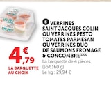 Super U Buxerolles - Promo Verrines Saint Jacques Colin Promo Verrines Saint Jacques Colin à 4,79 € dans le catalogue Super U à Buxerolles
