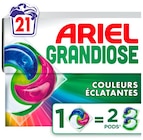LESSIVE PODS GRANDIOSE COULEURS ÉCLATANTES 21 DOSES - ARIEL - Netto à Champigny-sur-Marne LESSIVE PODS GRANDIOSE COULEURS ÉCLATANTES 21 DOSES - ARIEL en promo chez Netto Champigny-sur-Marne à 9,54 €