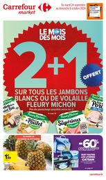 Carrefour Market Catalogue "LE MOIS DES MOIS", 62 pages, Comps-la-Grand-Ville,  24/09/2024 - 06/10/2024