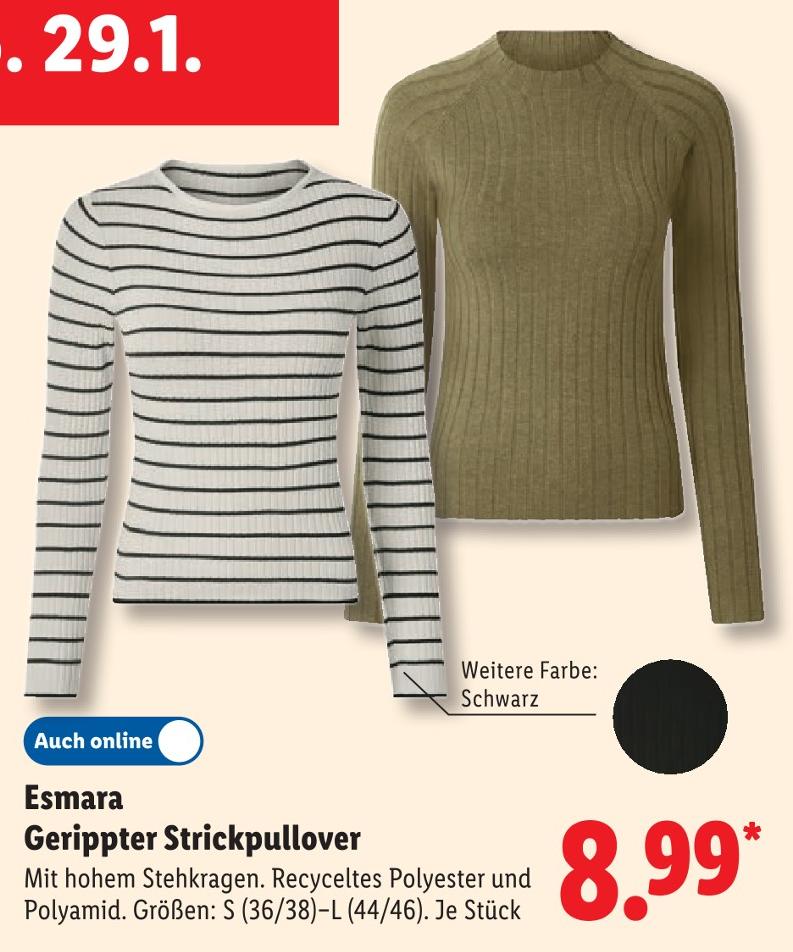 Gerippter Strickpullover