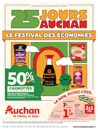 Catalogue Auchan Hypermarché à Bordeaux, avec 52 pages Prospectus Auchan Hypermarché à Bordeaux, "25 JOURS AUCHAN", 52 pages, 14/04/2026 - 20/04/2026