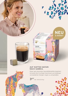 Kaffee im aktuellen Tchibo im Supermarkt Prospekt (Cottbus) Kaffee im Tchibo im Supermarkt Prospekt "DRAUĂźEN GENIEĂźEN" mit 34 Seiten (Cottbus)