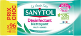 Lingettes désinfectantes - SANYTOL - Lidl à Alfortville Lingettes désinfectantes - SANYTOL en promo chez Lidl Alfortville à 2,19 €