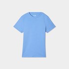 T-shirt en coton manches courtes bleu garçon à 2,99 € dans le catalogue La Halle