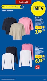 Offre Pull dans le catalogue Lidl du moment à la page 53