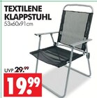Textilene Klappstuhl Angebote bei Wreesmann Görlitz für 19,99 €