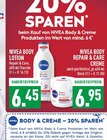 Body Lotion Repair & Care Angebote von NIVEA bei Marktkauf Mülheim für 6,45 €