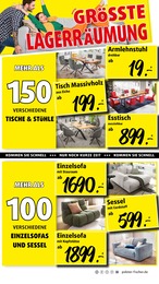 Polstermöbel Fischer Stuhl im Prospekt 