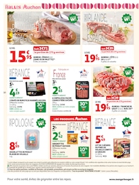 Prix et réduction Gigot D'agneau dans le prospectus Auchan Supermarché en cours Offre Gigot D'agneau dans le catalogue Auchan Supermarché du moment à la page 10
