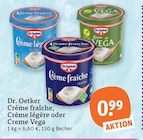 Aktuelles Crème fraîche, Crème légère oder Creme Vega Angebot bei tegut in Heidelberg ab 0,99 €