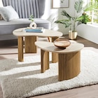 2 tables basses effet manguier - B&M à Nîmes 2 tables basses effet manguier en promo chez B&M Nîmes à 74,99 €