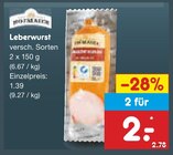 Leberwurst im Angebot bei Netto Marken-Discount in Bielefeld Leberwurst Angebote bei Netto Marken-Discount Bielefeld für 2,00 €
