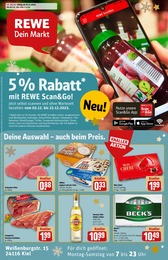 REWE Prospekt "Dein Markt" für Kiel, 28 Seiten, 27.11.2023 - 02.12.2023 REWE Prospekt "Dein Markt" für Kiel, 28 Seiten, 27.11.2023 - 02.12.2023