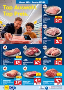 Rindfleisch im Netto Marken-Discount Prospekt "Aktuelle Angebote" mit 74 Seiten (Halle (Saale))