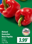 Aktuelle Paprika Angebote bei Lidl in Moers Aktuelles Deutscher Roter Paprika Angebot bei Lidl in Moers ab 3,99 €