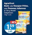 Back- oder Knusper-Frites, oder Pommes Juliennes Angebote von Agrarfrost bei V-Markt München für 1,59 €