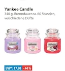 verschiedene Düfte von Yankee Candle im aktuellen V-Markt Prospekt für 17,90 €