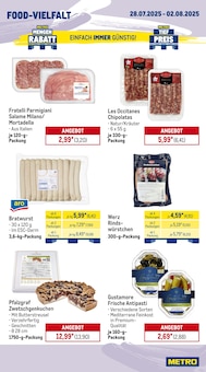 Wurst im METRO Prospekt "Wochenangebote + Flash Deal + Metro Markets" mit 27 Seiten (Wolfsburg)