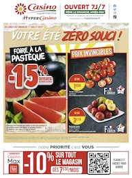 Casino Supermarchés Catalogue "Votre été zéro souci !", 4 pages, Roissy-en-France,  04/07/2022 - 17/07/2022