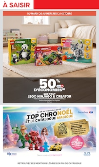 Promotion Ninjago Lego dans le prospectus Carrefour, valable du 20/10/2026 au 02/11/2026 Promo Ninjago Lego dans le catalogue Carrefour du moment à la page 4