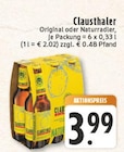 Original oder Naturradler Angebote von Clausthaler bei E center Erftstadt für 3,99 €