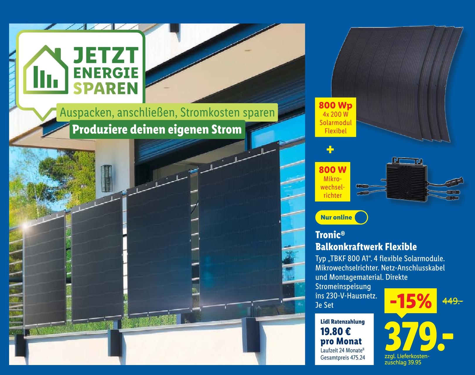 Balkonkraftwerk Flexible