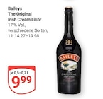 Aktuelle Likör Angebote bei GLOBUS in Offenbach (Main) Aktuelles The Original Irish Cream Likör Angebot bei GLOBUS in Offenbach (Main) ab 9,99 €