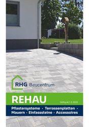 Aktueller RHG Baucentrum Baumarkt Prospekt in Rehau und Umgebung, "NEU Perlenbachpflaster" mit 16 Seiten, 20.11.2023 - 30.06.2024