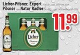 Pilsner, Export Pilsner Angebote von Licher bei Trinkgut Rüsselsheim für 11,99 €