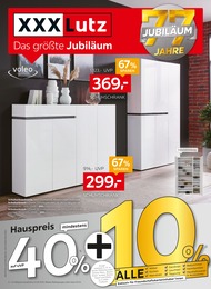 Möbel & Einrichtung Prospekt von XXXLutz Möbelhäuser XXXLutz Möbelhäuser Prospekt: Das größte Jubiläum, 16 Seiten, 01.08.2022 - 31.08.2022