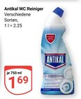 WC Reiniger im Angebot bei GLOBUS in Weinheim WC Reiniger Angebote von Antikal bei GLOBUS Weinheim für 1,69 €