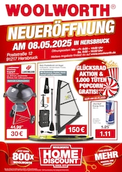 Aktueller Woolworth Günstige Mode Prospekt in Schnaittach und Umgebung, "NEUERÖFFNUNG IN HERSBRUCK" mit 8 Seiten, 08.05.2025 - 08.05.2025