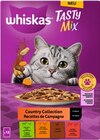 Tasty Mix oder Gemischte Auswahl Katzennahrung im REWE Prospekt Tasty Mix oder Gemischte Auswahl Katzennahrung von Whiskas im aktuellen REWE Prospekt für 3,99 €