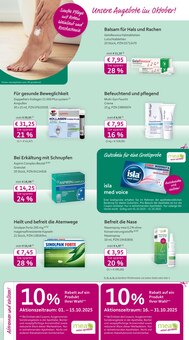 Nasenspray im mea - meine apotheke Prospekt "Unsere Oktober-Angebote" mit 4 Seiten (Bergisch Gladbach)