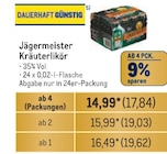 Jägermeister Angebote von Jägermeister bei Metro Frankfurt für 19,62 €