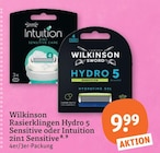 Rasierklingen Hydro 5 Sensitive oder Intuition 2in1 Sensitive von Wilkinson im aktuellen tegut Prospekt für 9,99 €