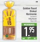 Dinkel Harmonie Angebote von Golden Toast bei E center Dachau für 1,95 €