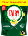 TABLETTE LAVE VAISSELLE FAIRY - FAIRY - Auchan Hypermarché à Caluire-et-Cuire TABLETTE LAVE VAISSELLE FAIRY - FAIRY en promo chez Auchan Hypermarché Caluire-et-Cuire à 6,30 €