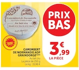Camembert de Normandie AOP à U Express dans Strasbourg