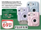 Sofortbildkamera Instax Mini 13 im Angebot bei GLOBUS in Erftstadt Sofortbildkamera Instax Mini 13 Angebote von FUJIFILM bei GLOBUS Erftstadt für 8,99 €