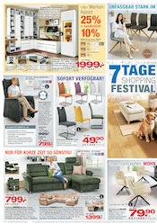 Couch im Ostermann Prospekt in Bergkamen Aktueller Ostermann Prospekt mit Couch, "7 TAGE SHOPPING FESTIVAL", Seite 2