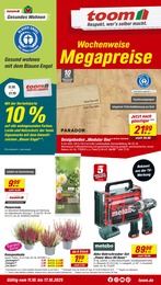 Baumärkte Prospekt von toom Baumarkt in Niedergörsdorf Aktueller toom Baumarkt Baumärkte Prospekt für Niedergörsdorf: Respekt, wer's selber macht. mit 14} Seiten, 11.10.2025 - 17.10.2025